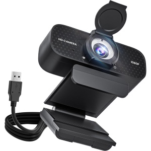 Catitru Webcam with Rotatable Tripod for PC