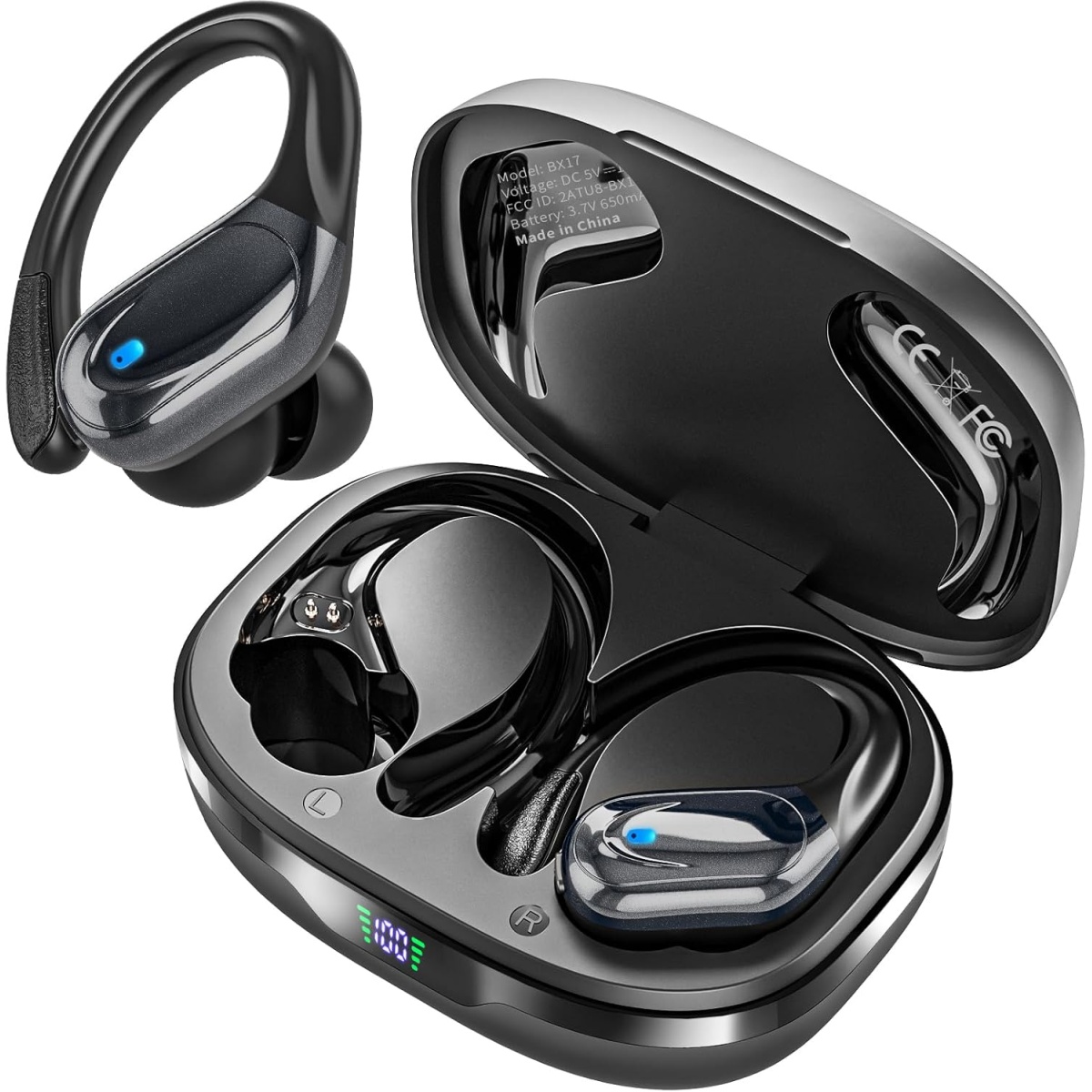 Catitru Wireless Earbuds with Noise Canceling Mic BX17